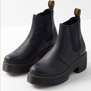 Dr. Martens Black Platform Rometty Boots